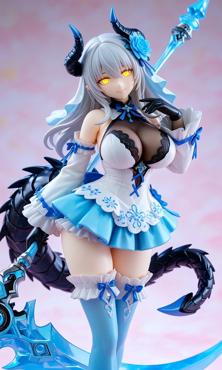 異世界制服少女達　悪魔付きの魔法少女　アクリルドールフィギュア