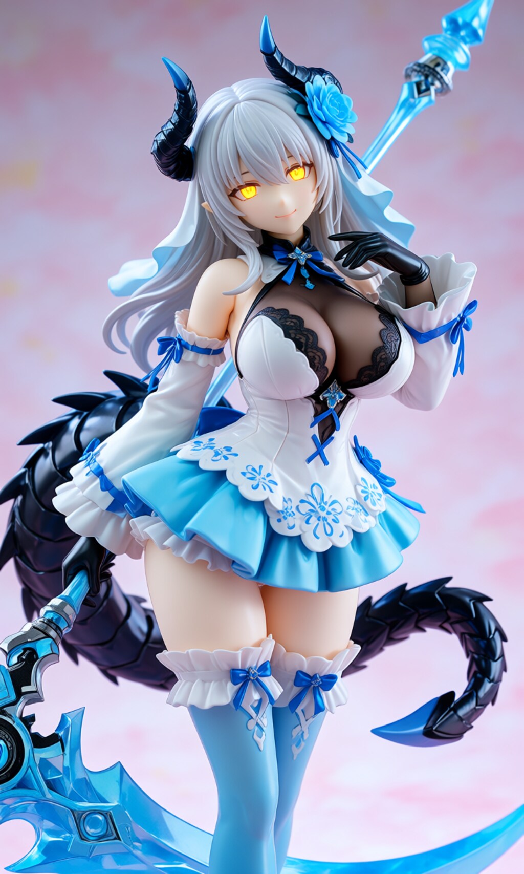 異世界制服少女達　悪魔付きの魔法少女　アクリルドールフィギュア