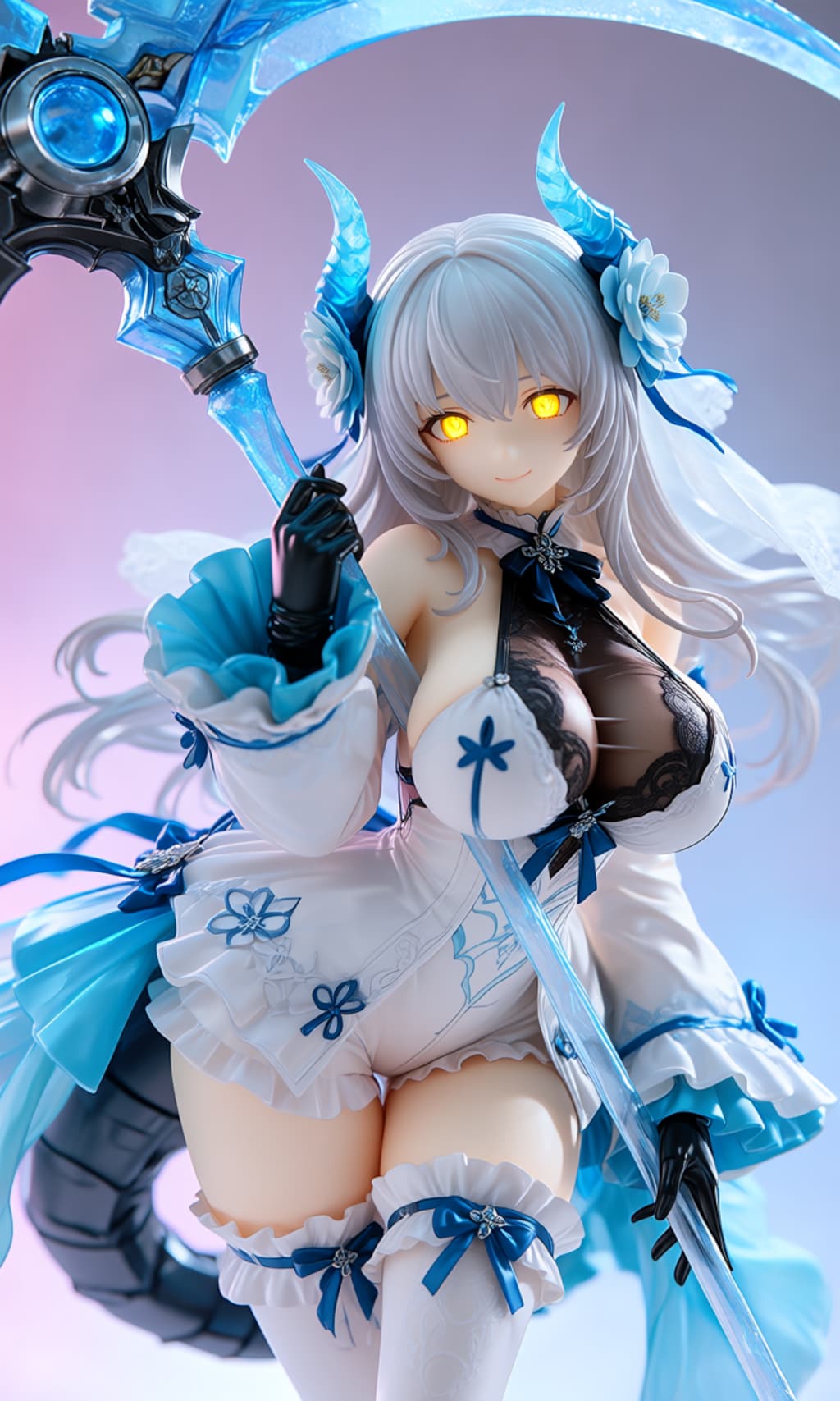 異世界制服少女達　悪魔付きの魔法少女　アクリルドールフィギュア