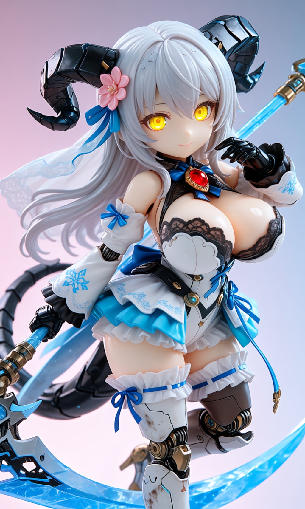 異世界制服少女達　悪魔付きの魔法少女　アクリルドールフィギュア