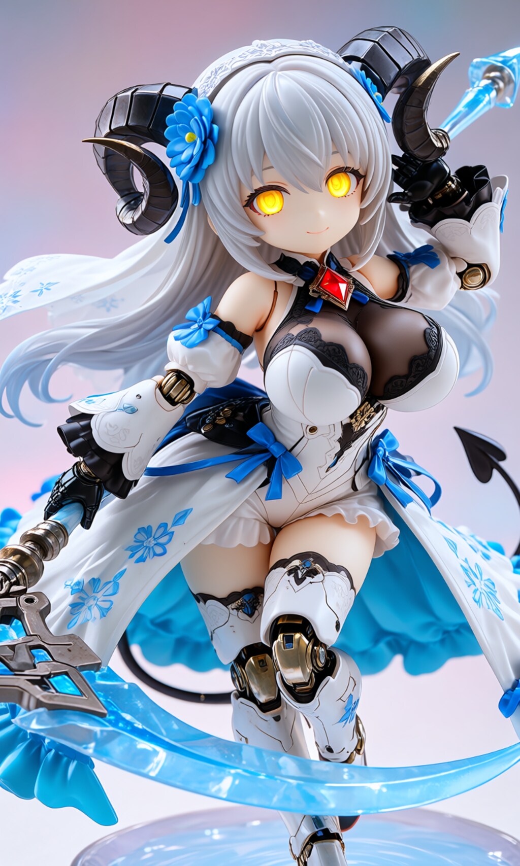 異世界制服少女達　悪魔付きの魔法少女　アクリルドールフィギュア