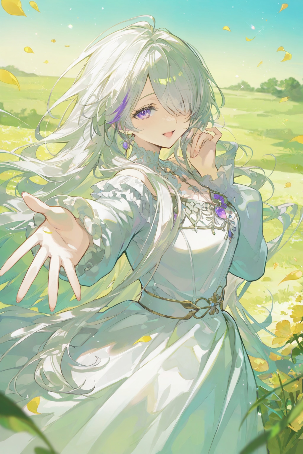 草原の女の子