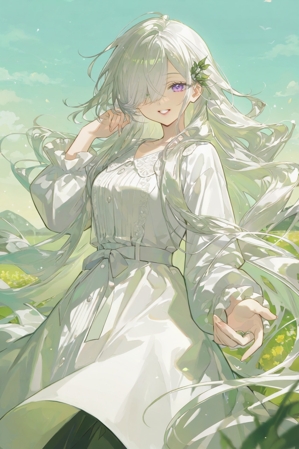 草原の女の子