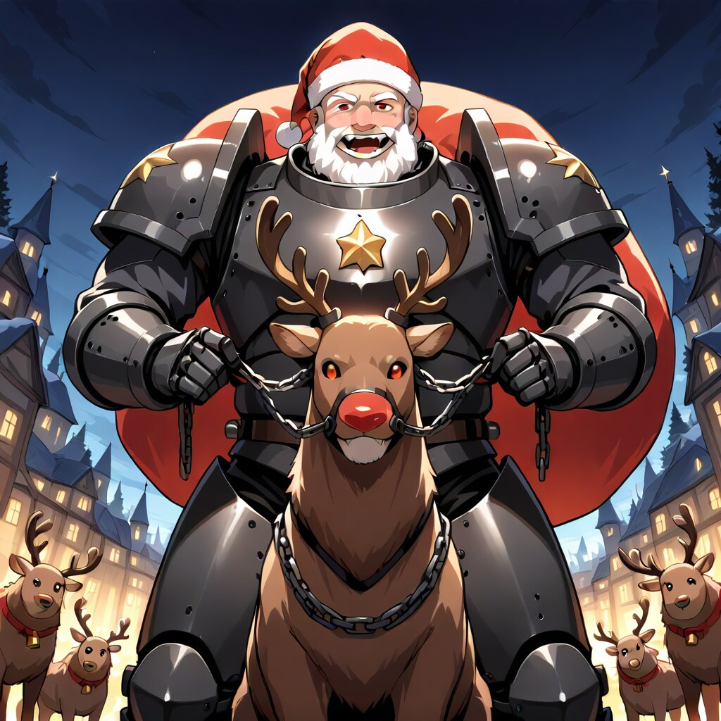 聖夜テンションで自宅の庭を走り回る貴族のおじさん