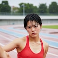 陸上女子２ 9枚目