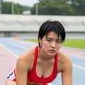 陸上女子２ 2枚目