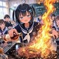 ステーキを焼くこなつちゃん 6枚目