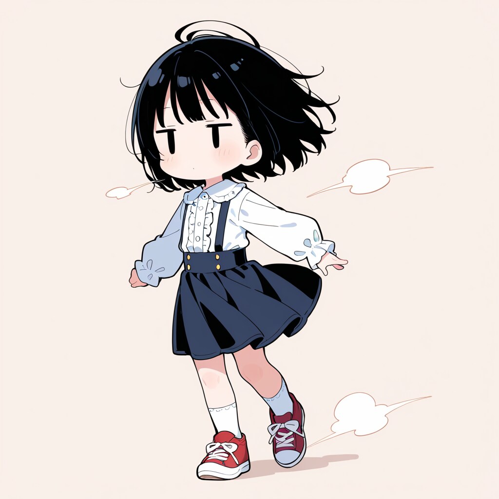 春の風を感じる