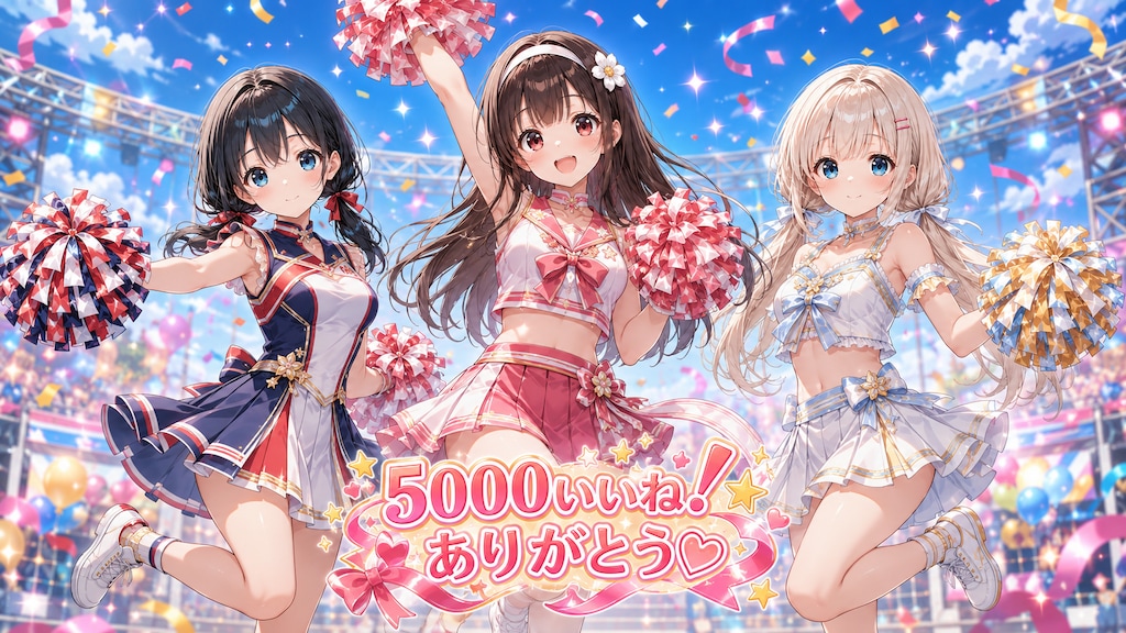 5000いいね！ありがとう♡