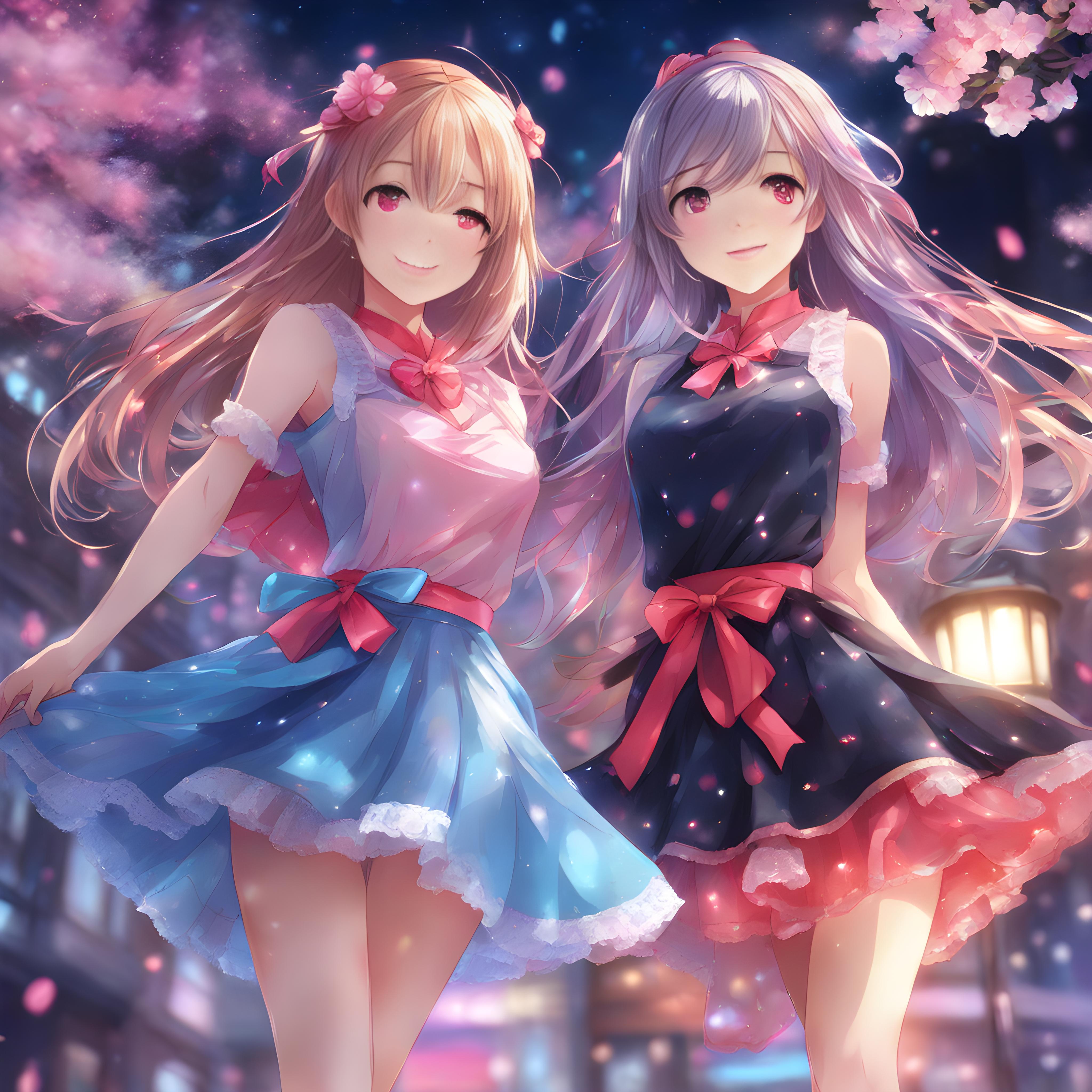 夜桜を見ていいこと考えちゃったー🌸💓