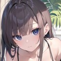 ブラウンヘアの女の娘♪　キャミワンピドレス♡（12枚） 9枚目