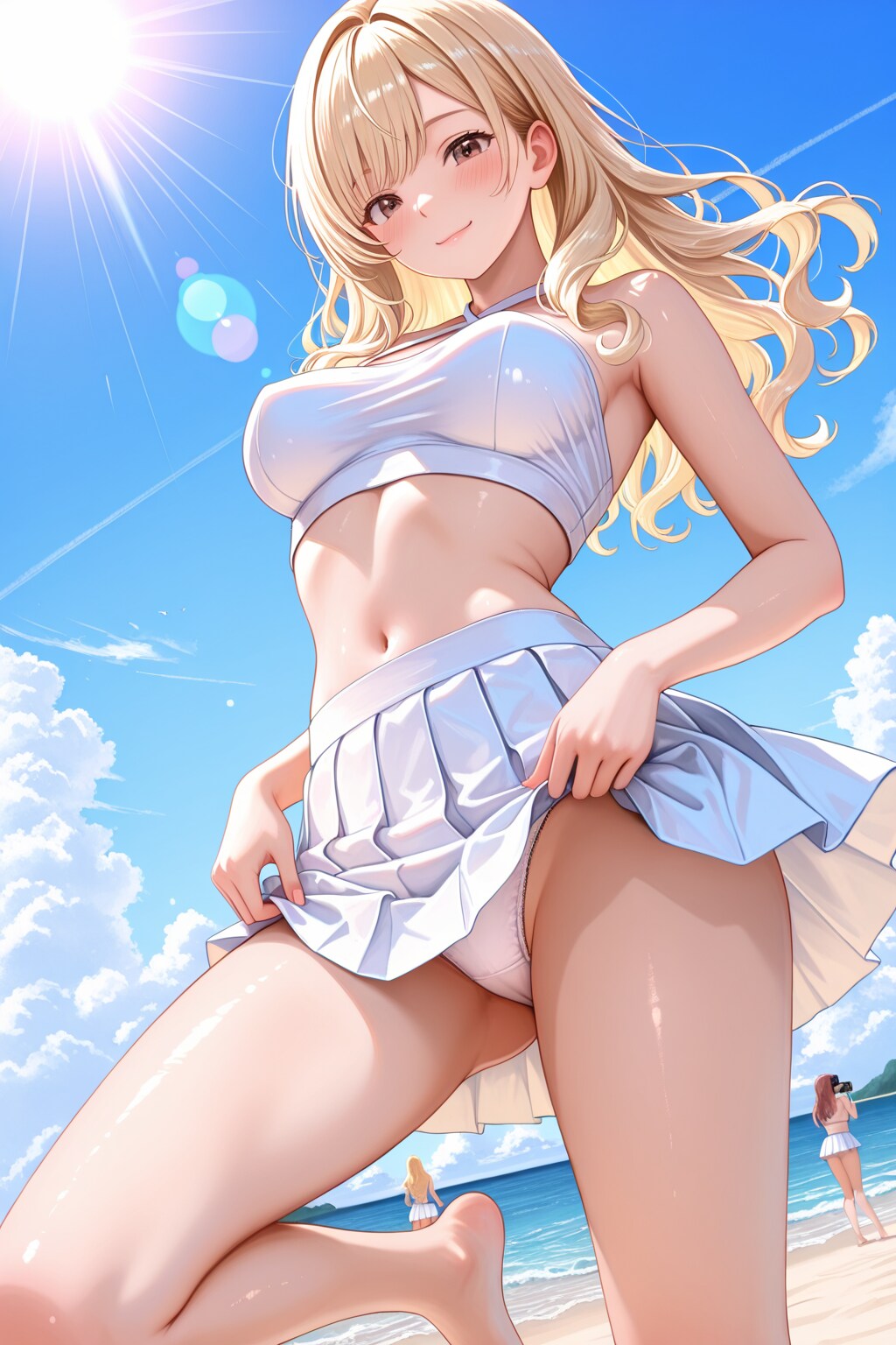 チラ見せ