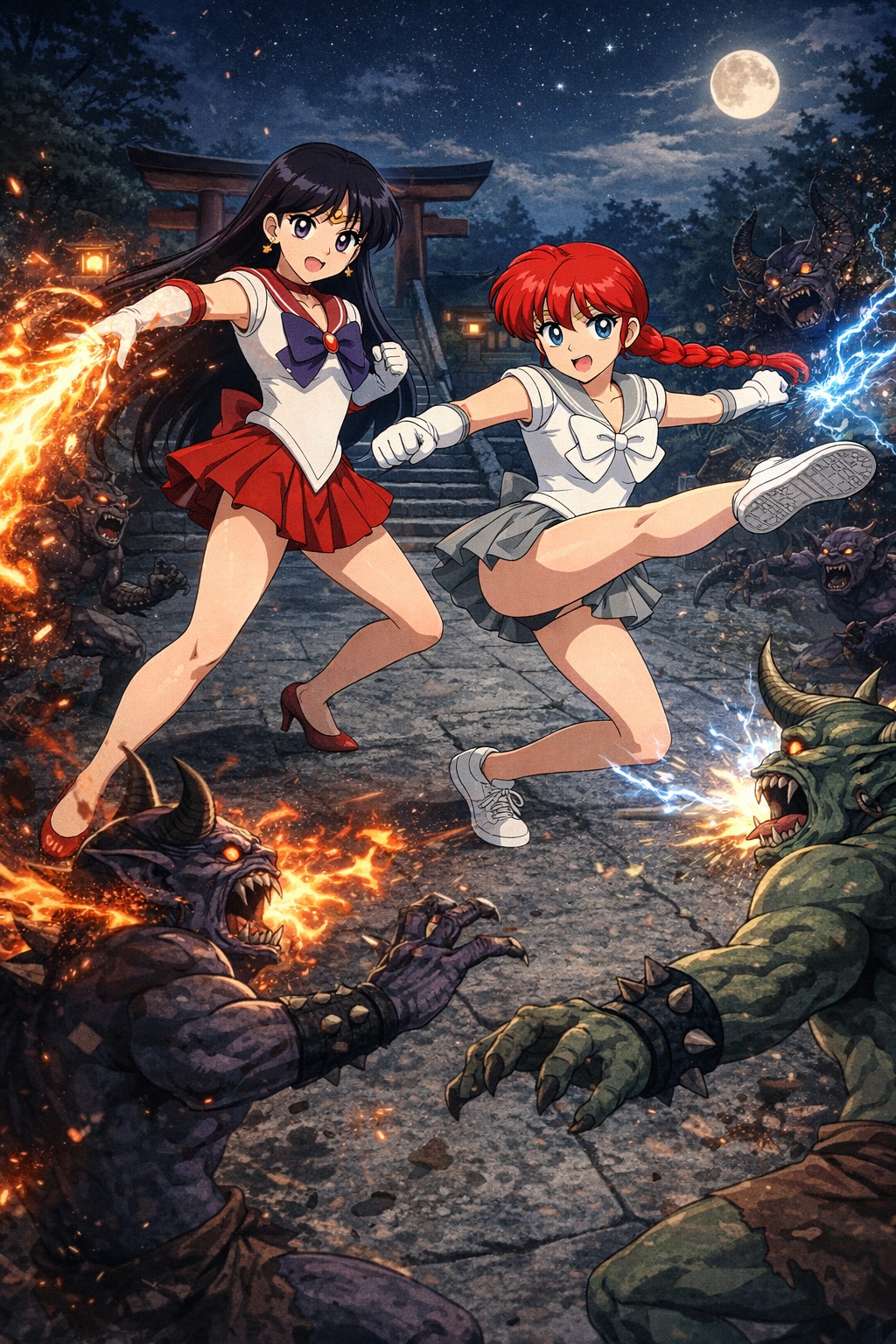 激闘 | の人気AIイラスト・グラビア