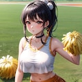 美少女チアガール 3枚目