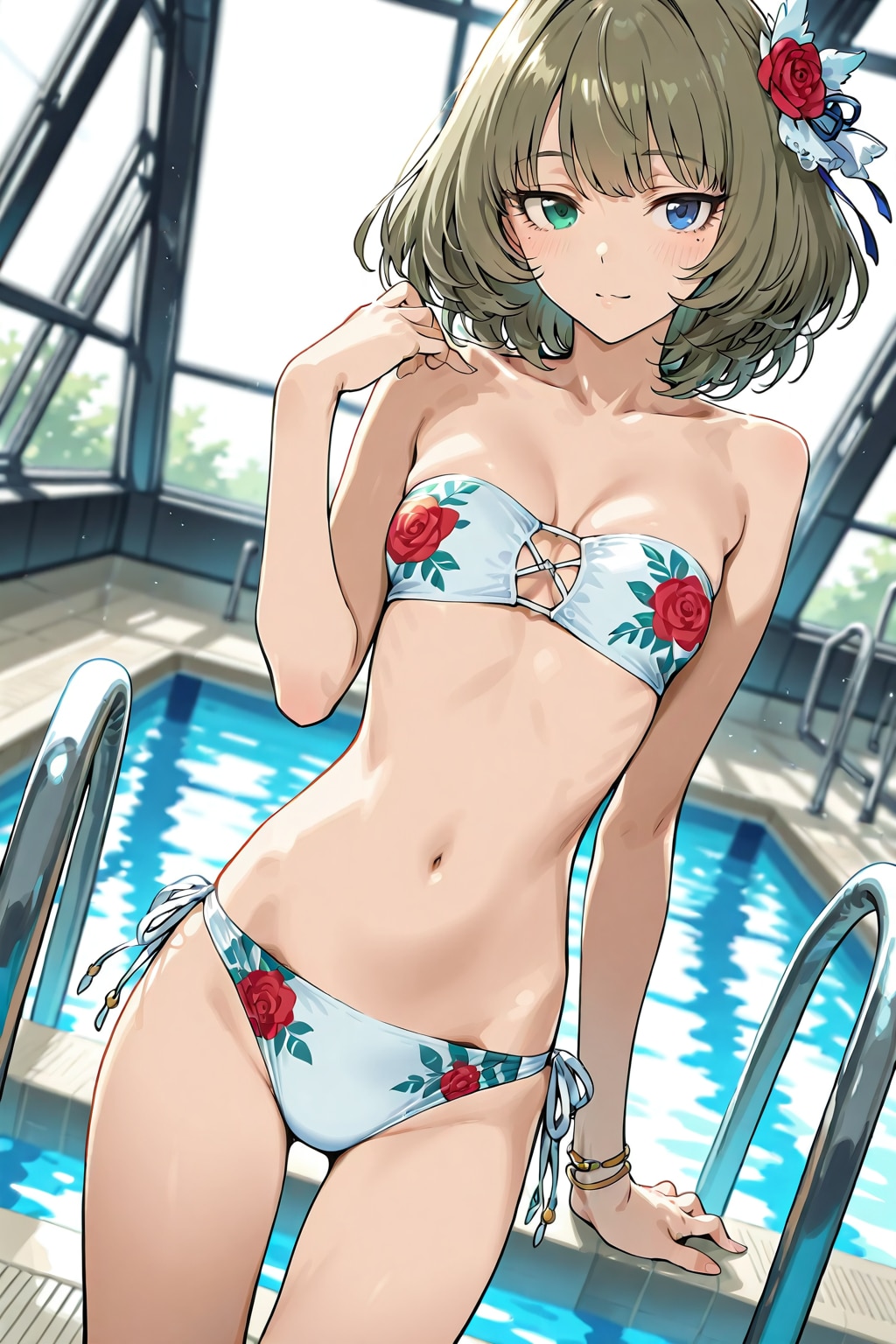 自由時間・・・そうだわ、例のプールってどういう所かしら？