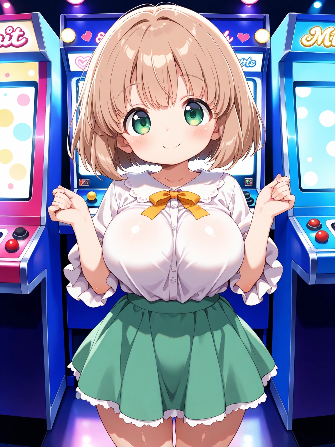 ゲームセンターにて