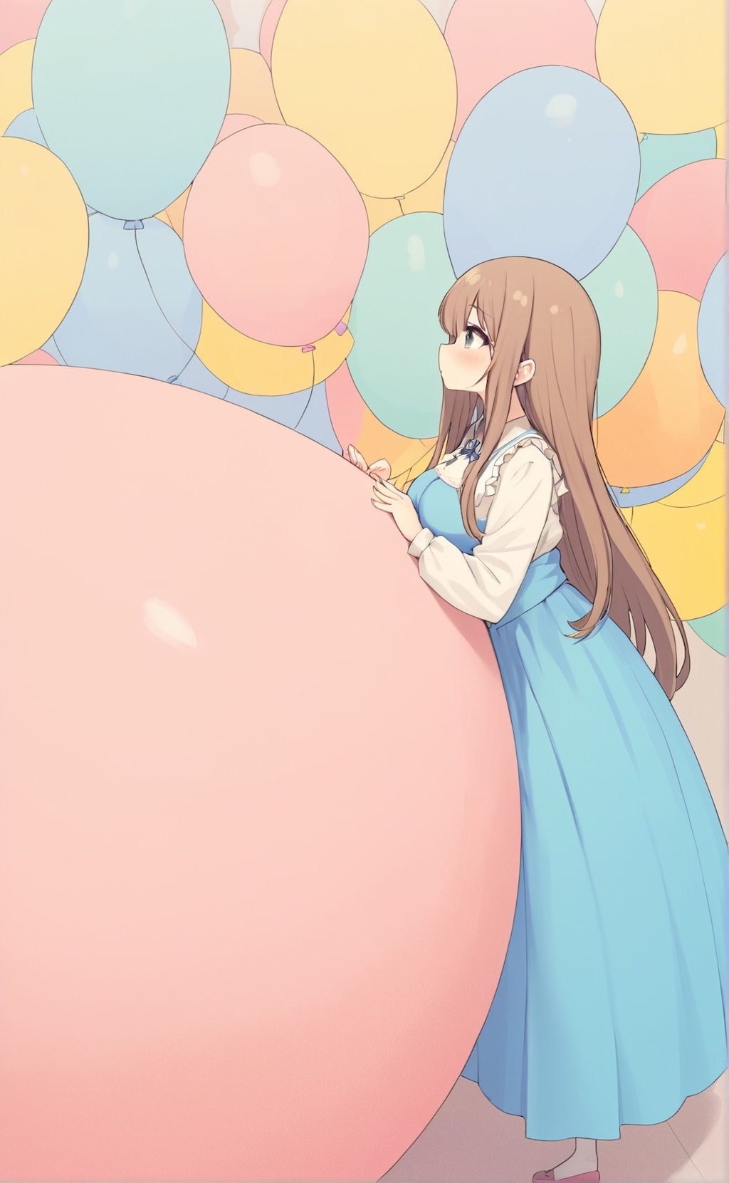 パステル特大風船