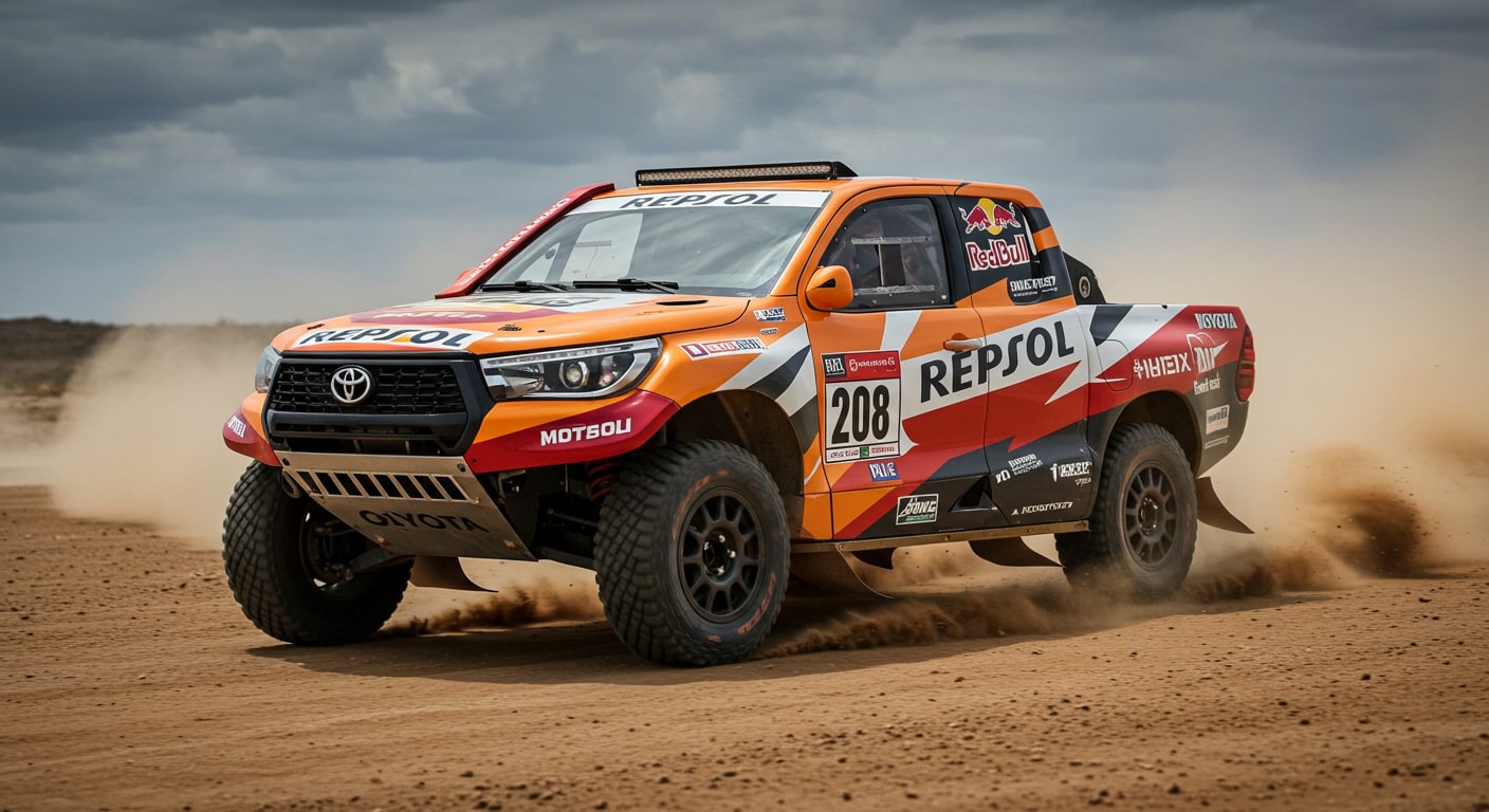 レプソルハイラックスラリーカー | の人気AIイラスト・グラビア