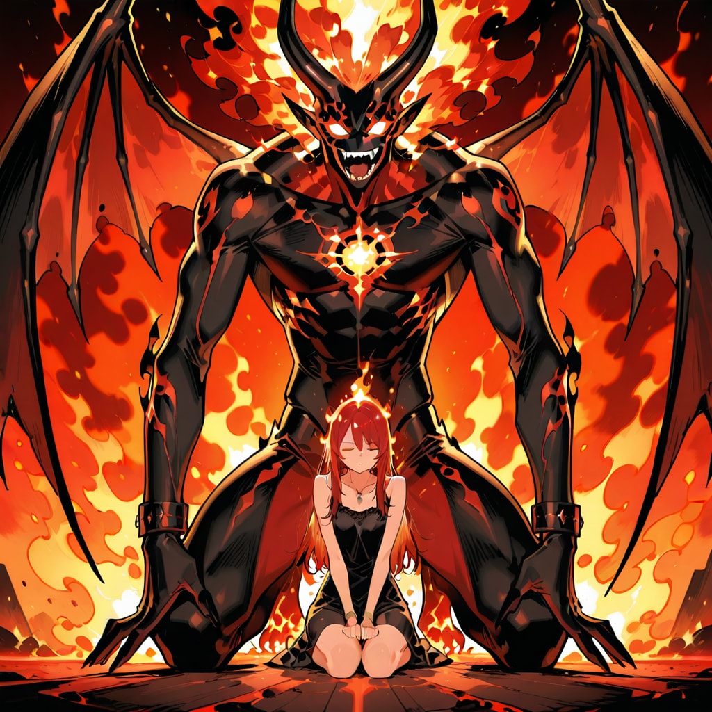 炎の魔人と契約者