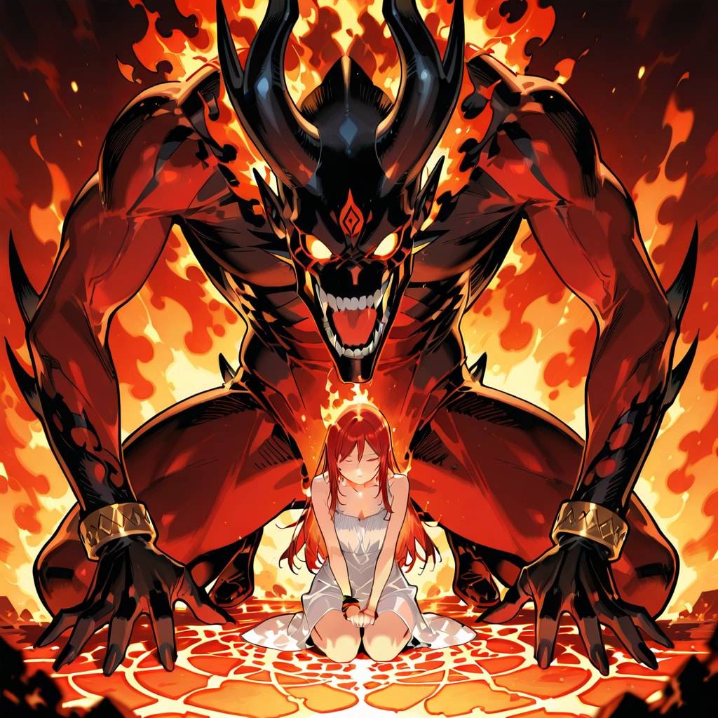 炎の魔人と契約者