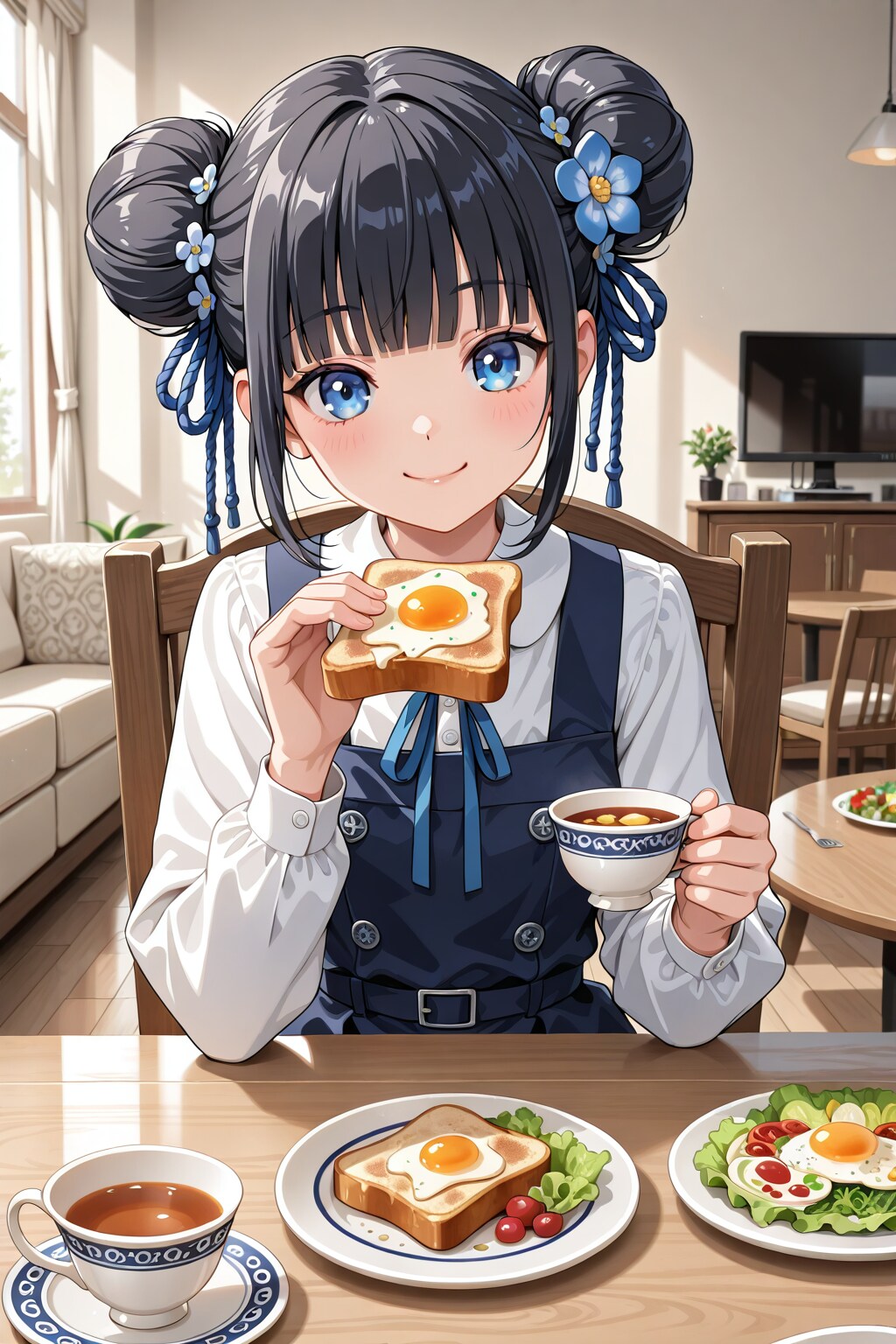 おだんごちゃん🍡✨と朝ごはん🍚✨　9/3