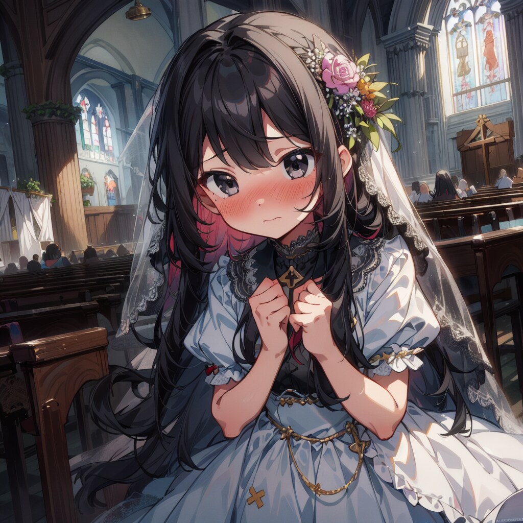 結婚式直前に恥ずかしくなった花嫁