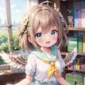 プロフィールの子に制服を着せてみました。 2枚目