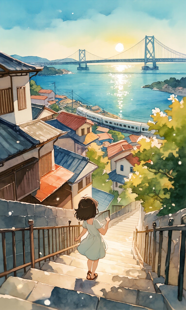 海の見える街45 | の人気AIイラスト・グラビア