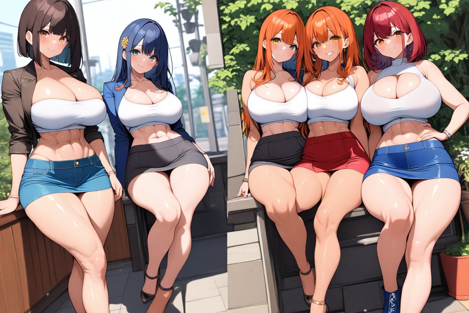 ムキむち姉サンず〜。