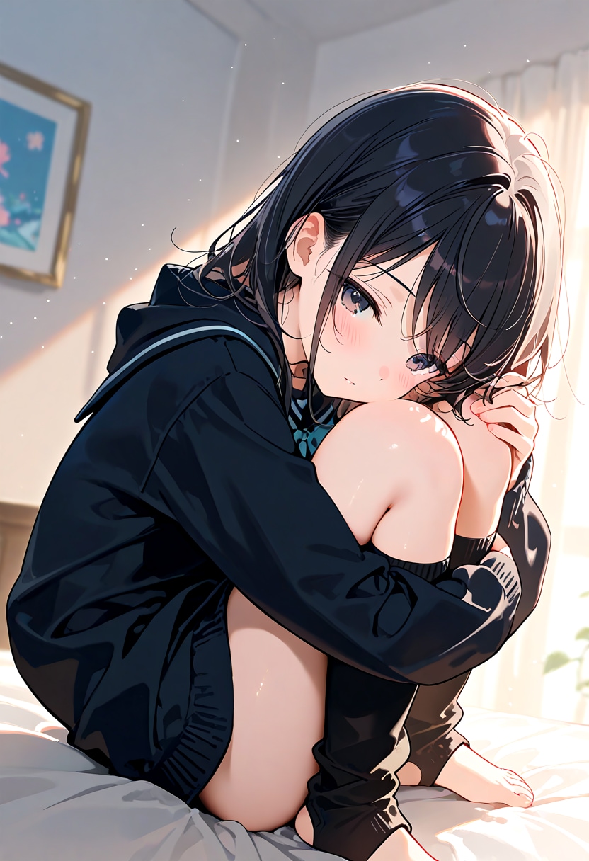 黒髪の美少女(421)