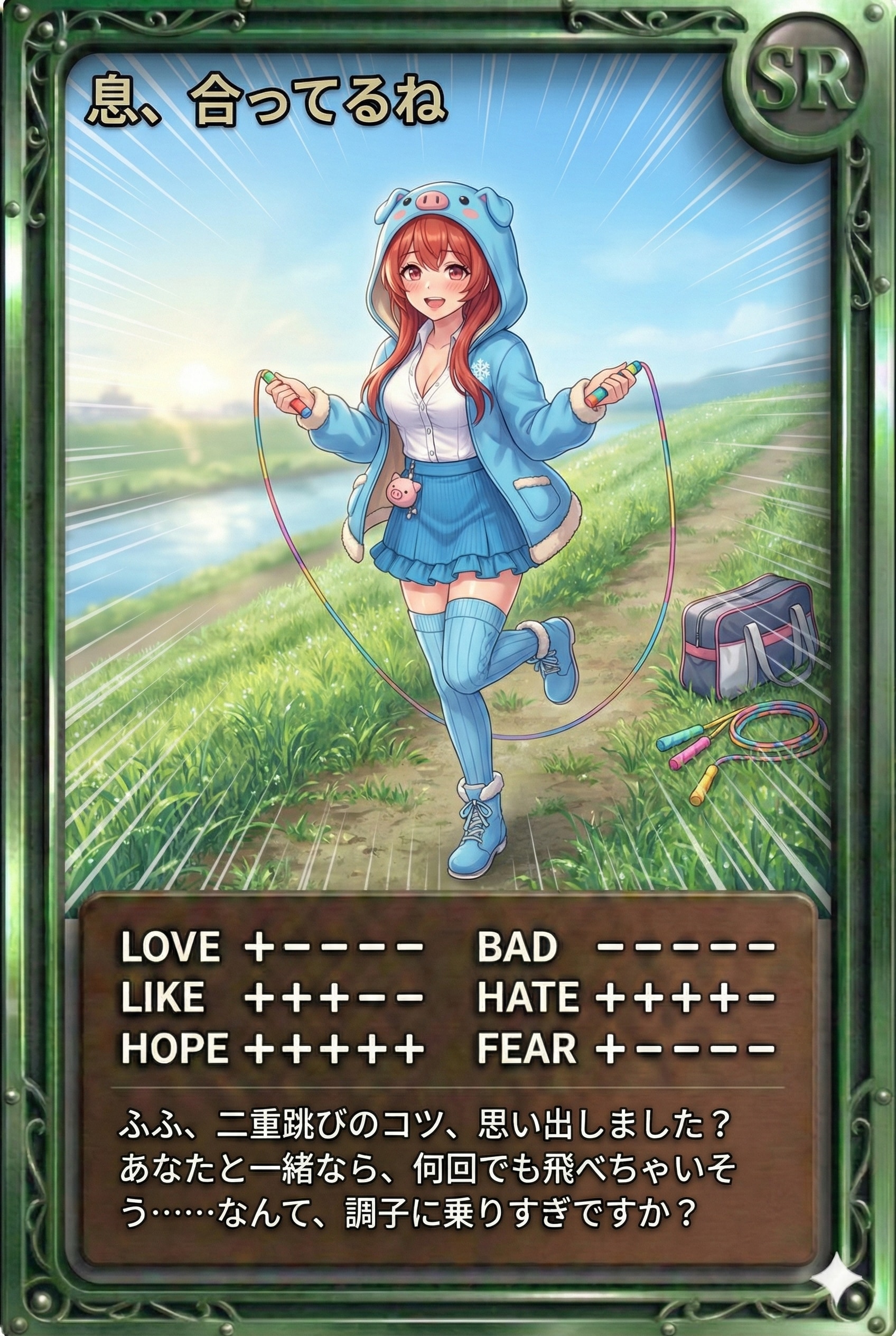 朝カード「息、合ってるね」 | の人気AIイラスト・グラビア