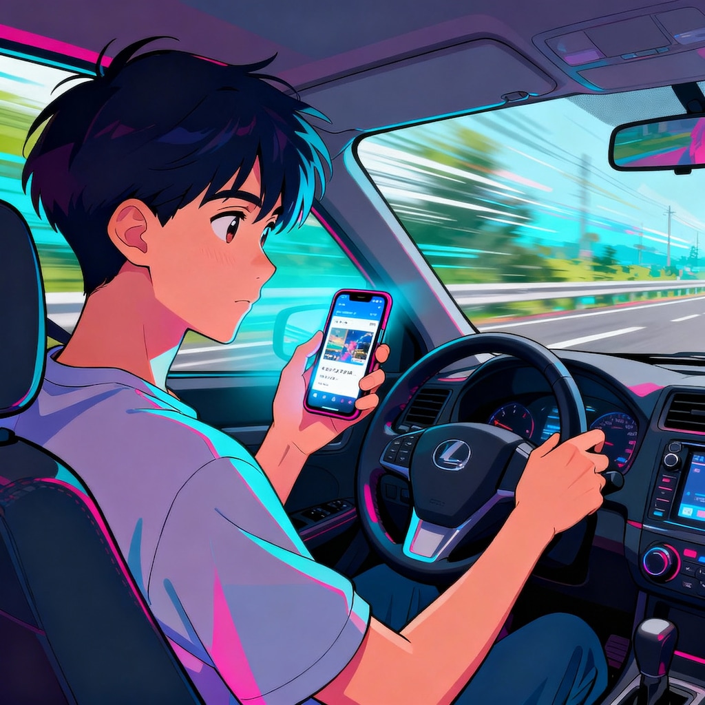 BAD END No.3『スマホ一秒、前科（つみ）一生』