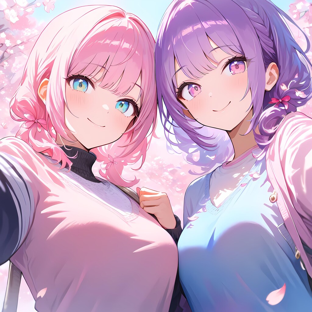 お花見にきてまーす🩷