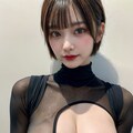おっぱいポロリ133《あみあみボディースーツ》 9枚目