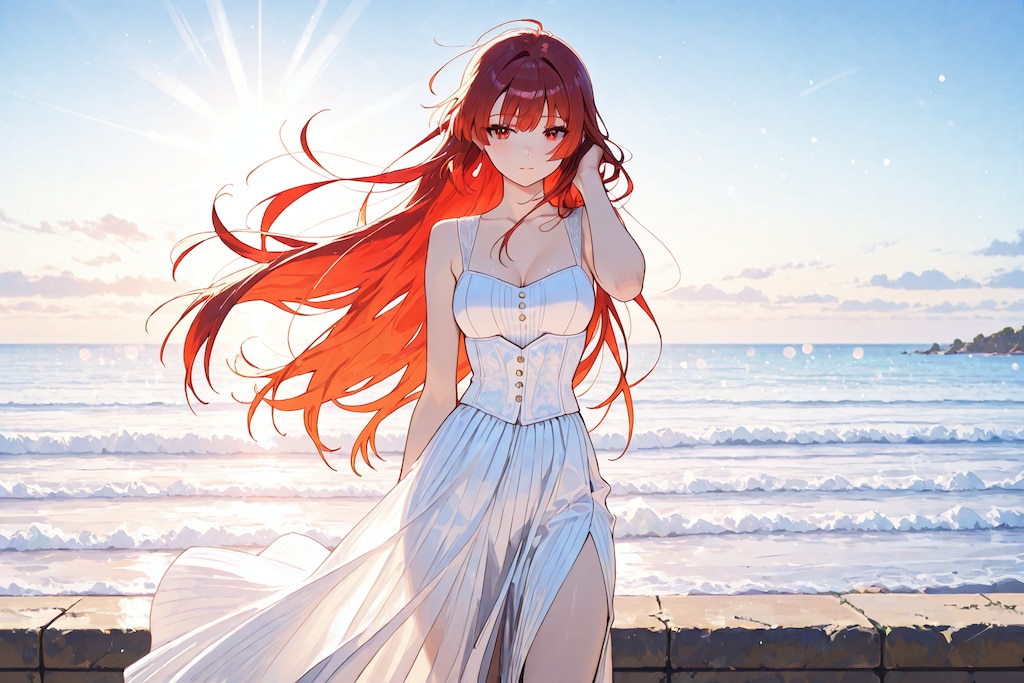 ソードダンサーさん(サープリスドレス＋draped skirt)
