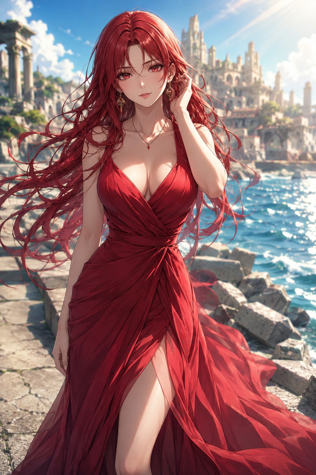 ソードダンサーさん(サープリスドレス＋draped skirt)