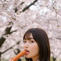 お花見でフランクフルト 2枚目