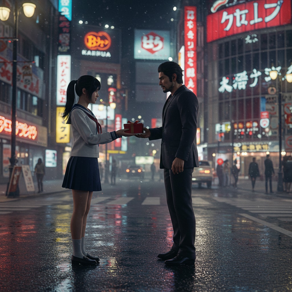 昨日助けた少女