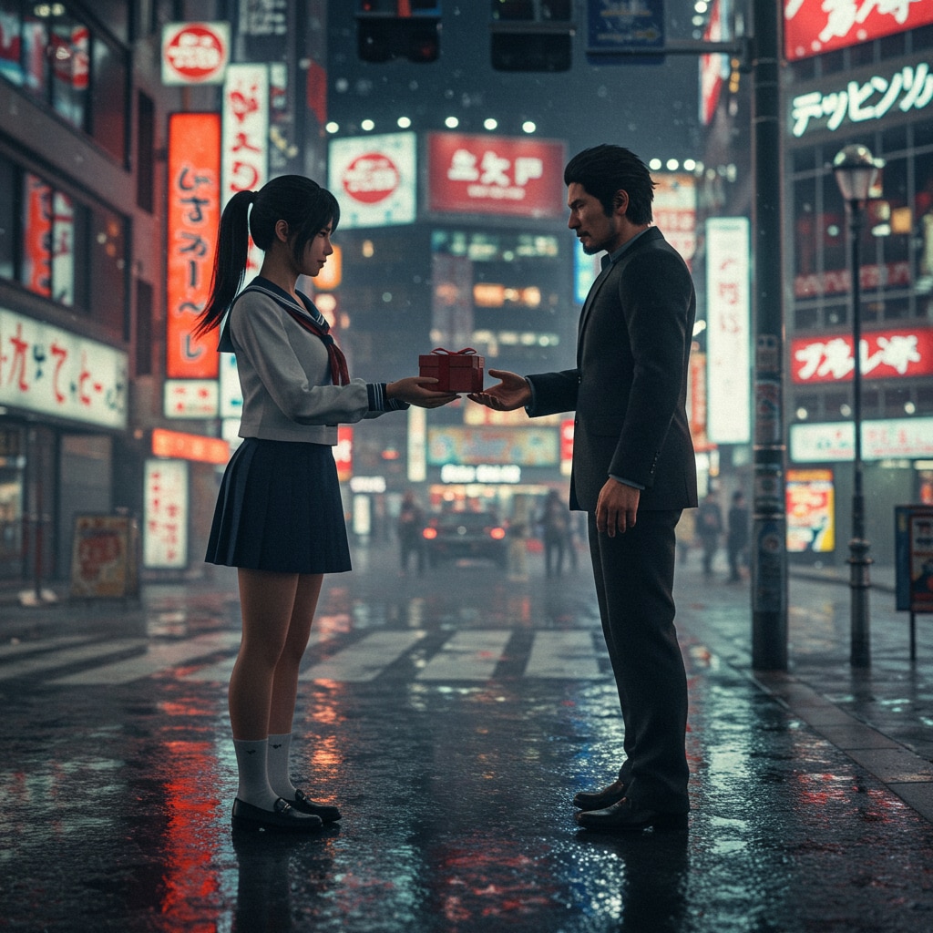 昨日助けた少女