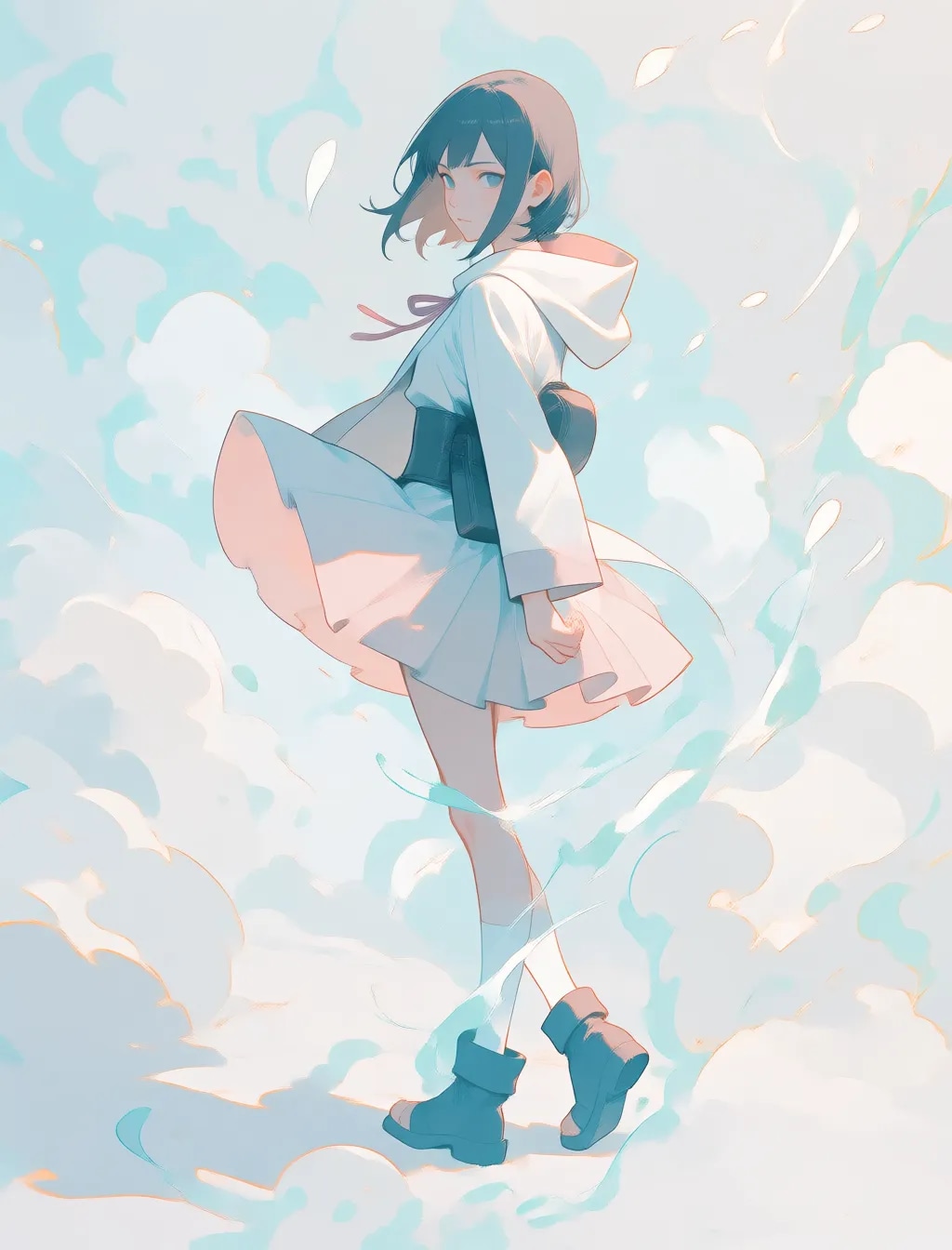 薄目のイラスト