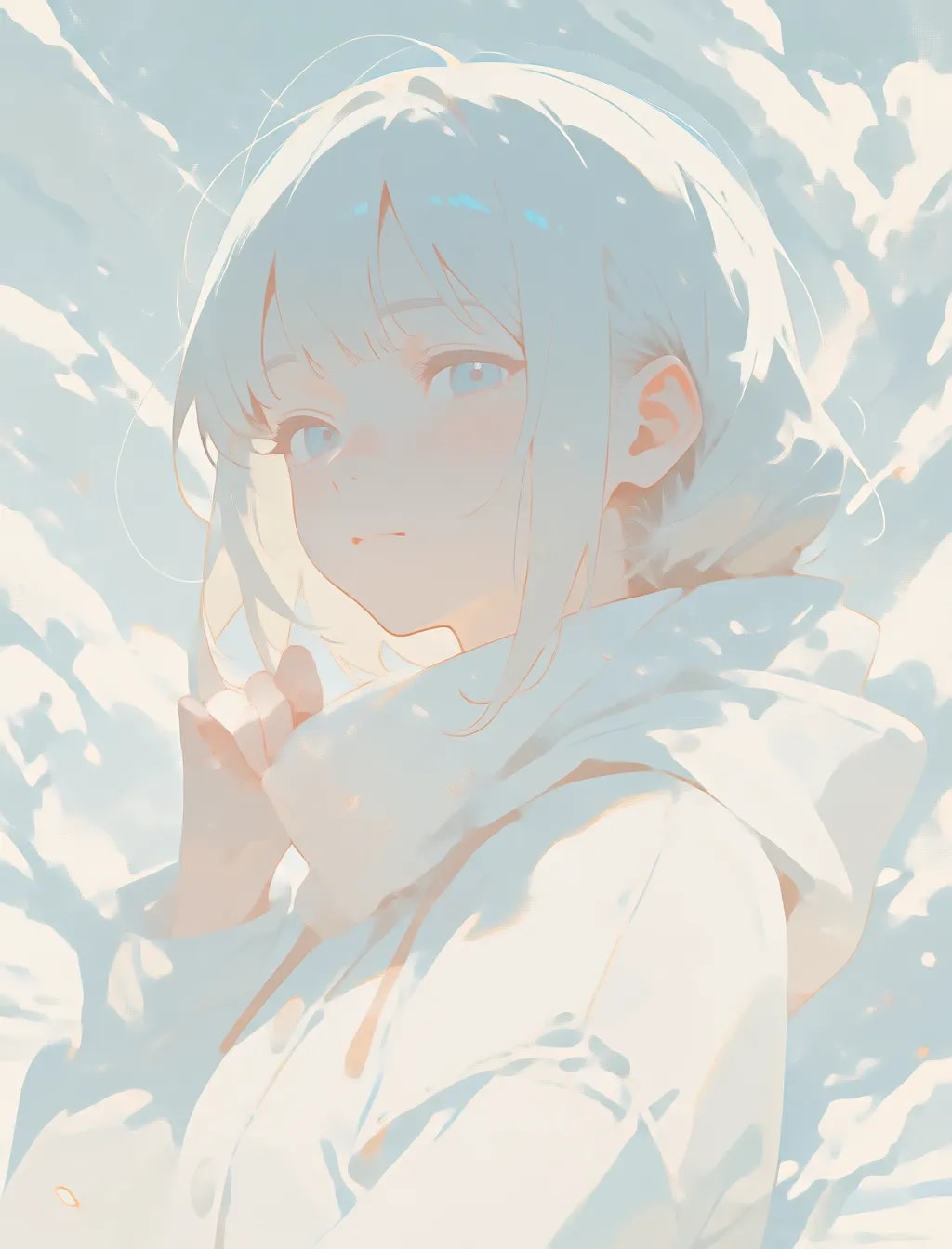 薄目のイラスト