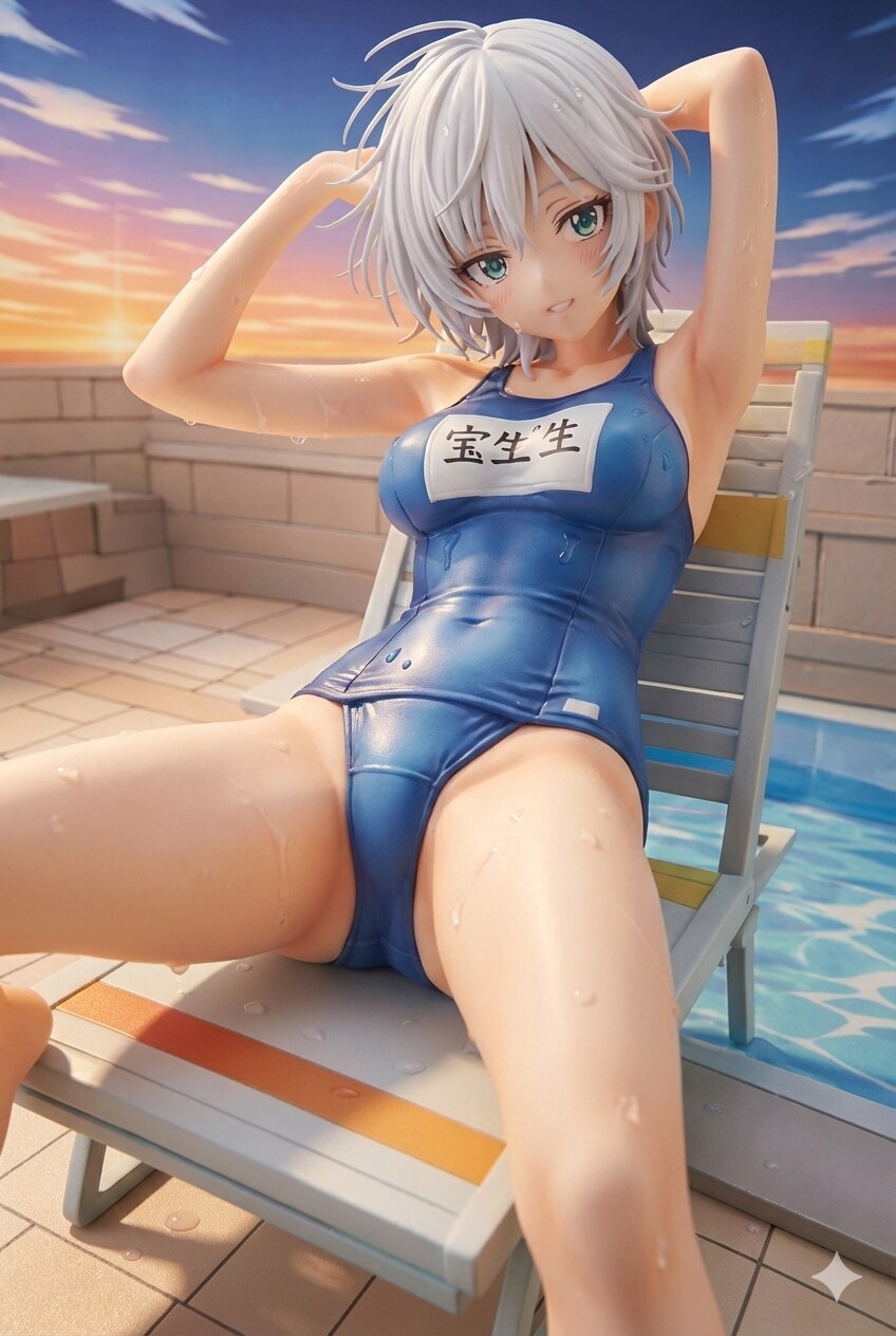 Geminiフィギュアとちちぷい生成画像
