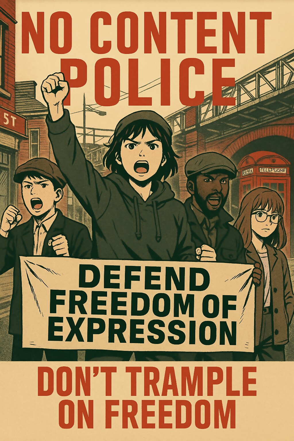 規制はあなたを表現する | の人気AIイラスト・グラビア