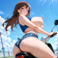 スクーター女子 4枚目