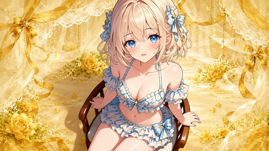 金髪少女と水着　その12-8