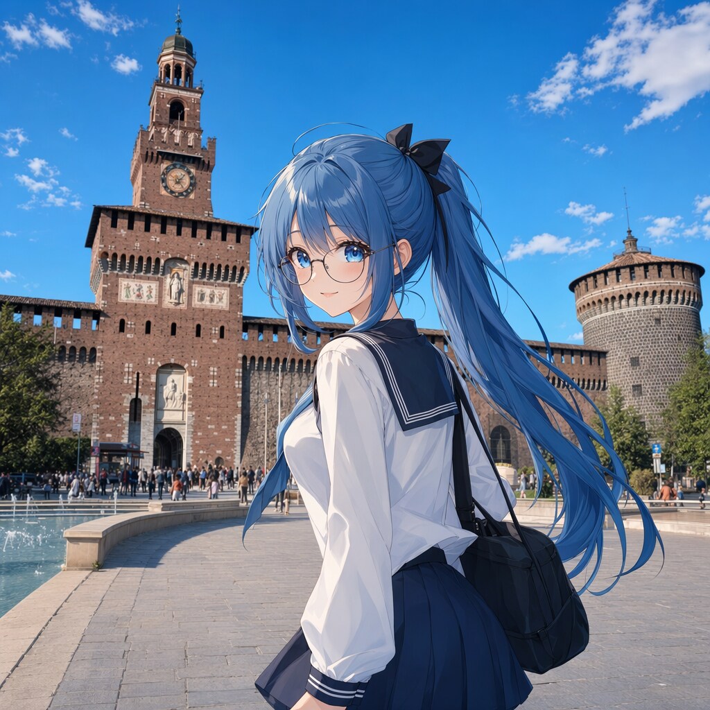 Castello Sforzesco, Milan, Italy | の人気AIイラスト・グラビア