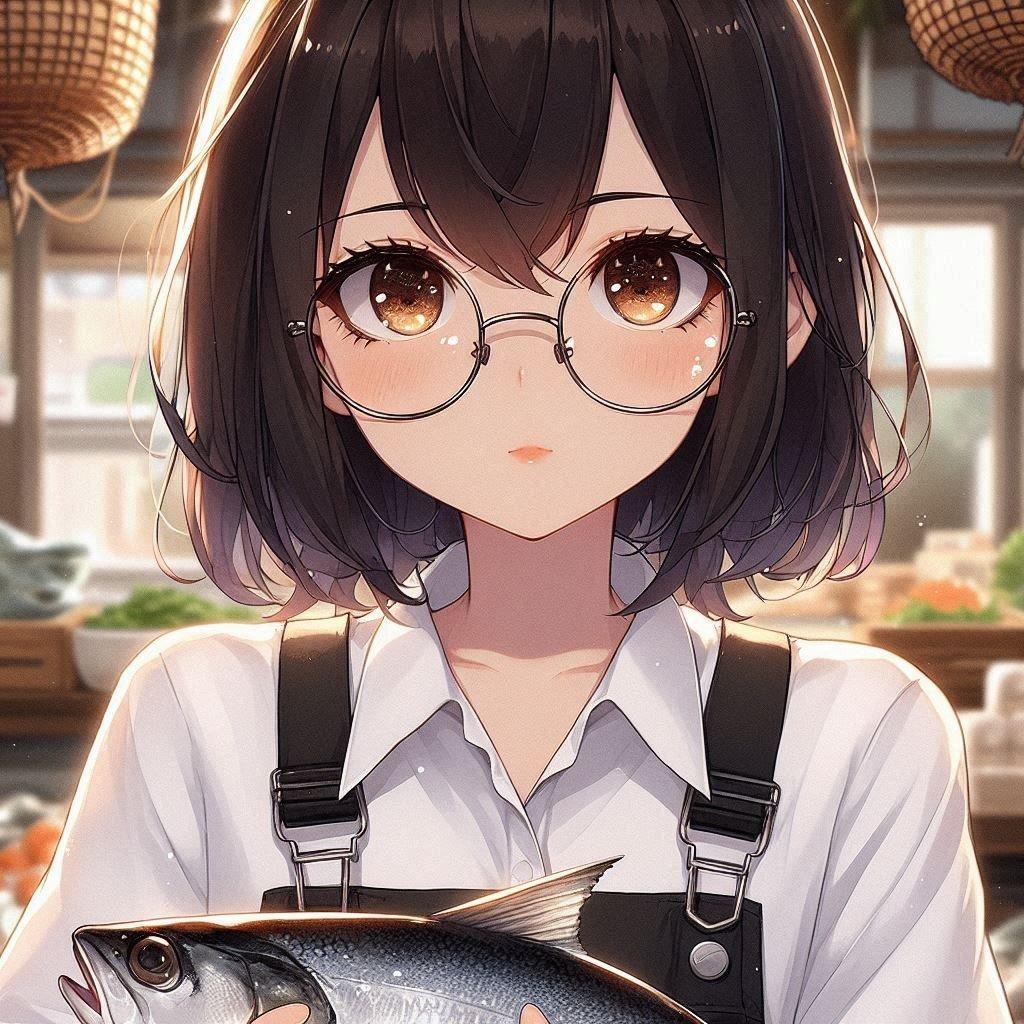 魚市場のおねいさん(*´ω｀*)