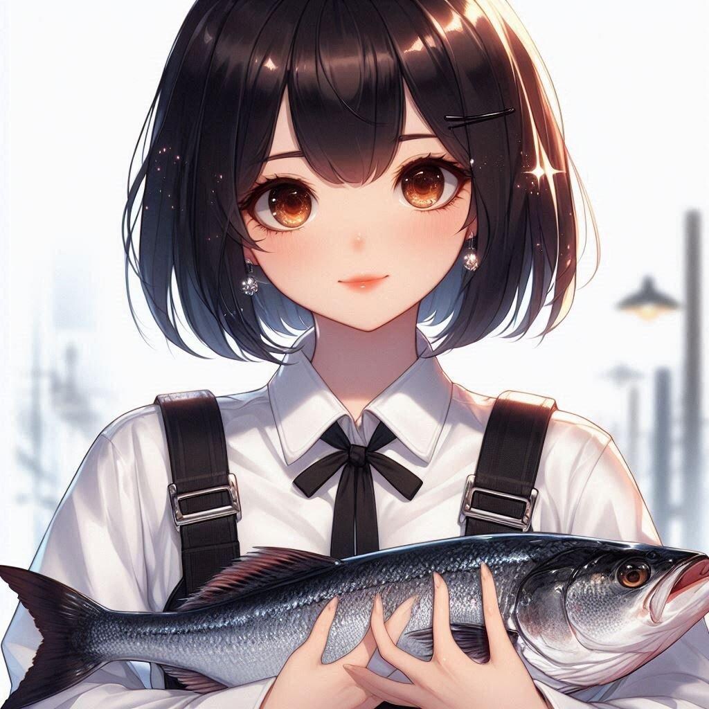 魚市場のおねいさん(*´ω｀*)