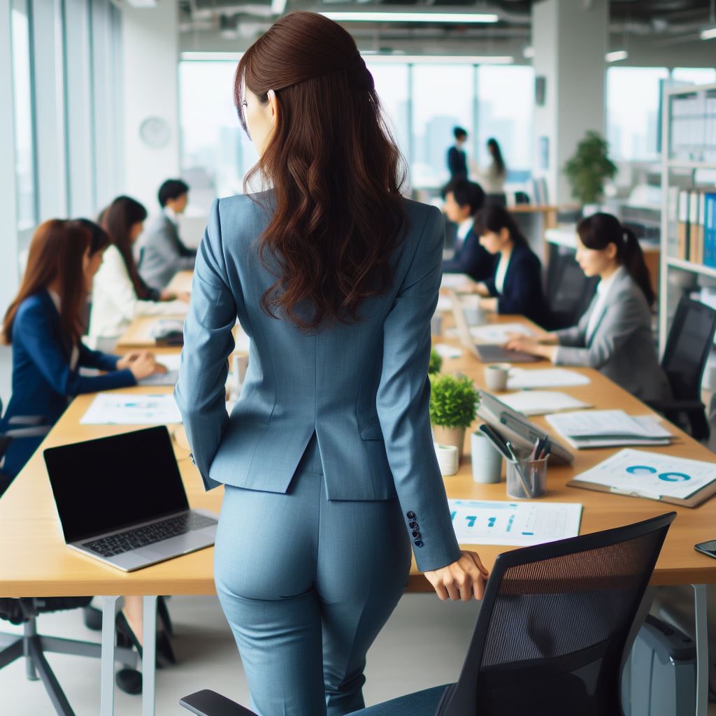 働くお尻の眺め方