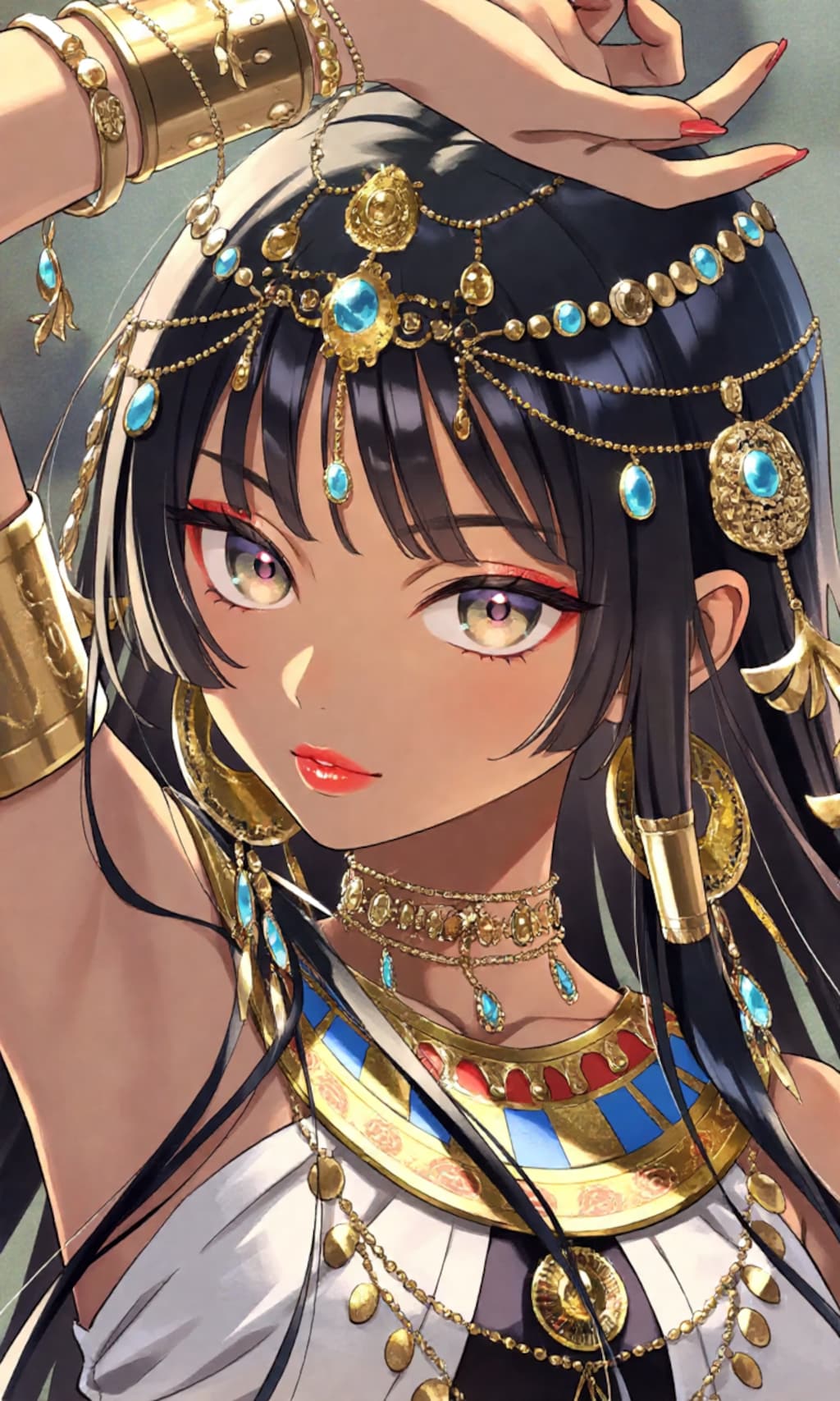 魅惑的なエジプト女性